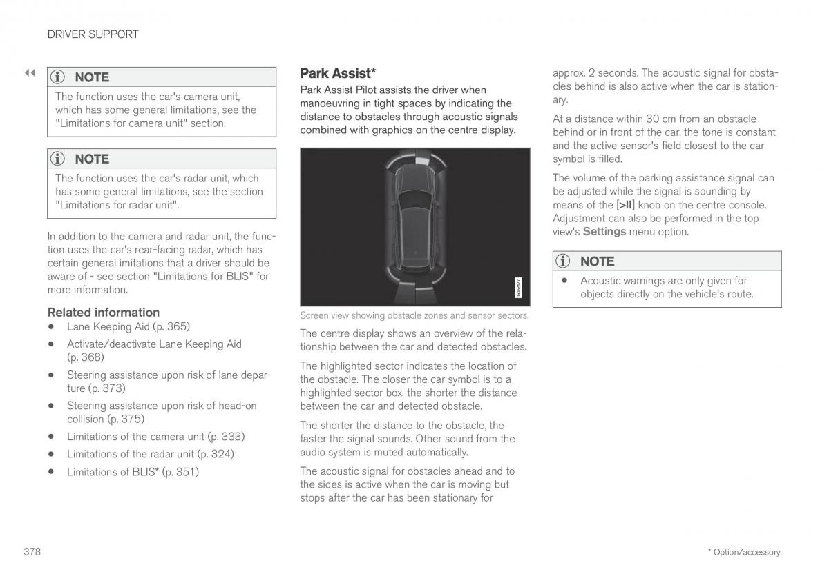 Volvo XC60 II 2 owners manual / page 380