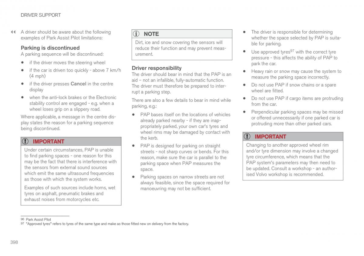 Volvo XC60 II 2 owners manual / page 400