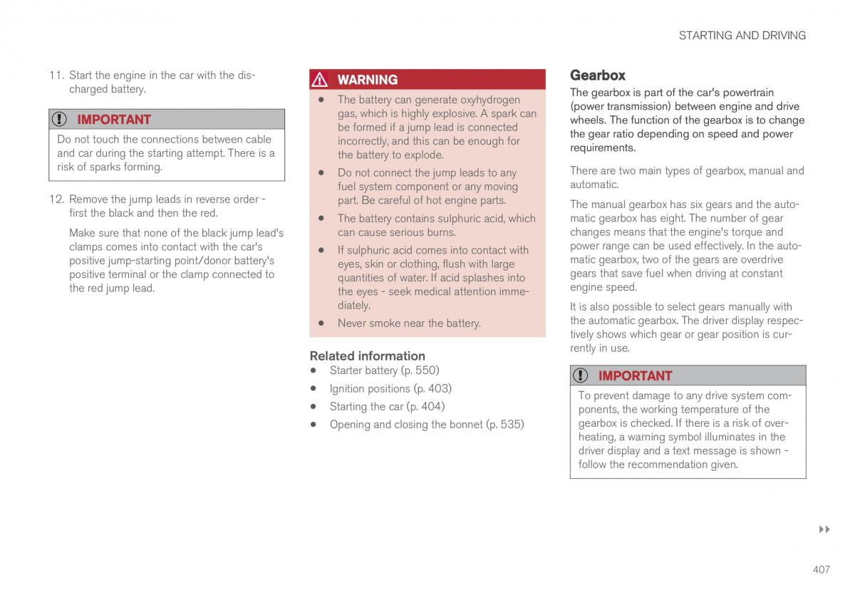 Volvo XC60 II 2 owners manual / page 409