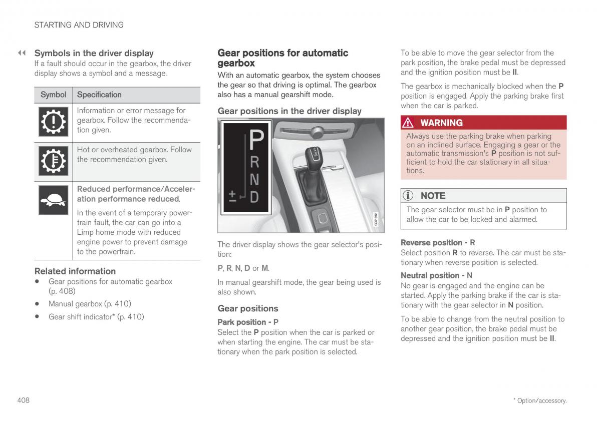 Volvo XC60 II 2 owners manual / page 410