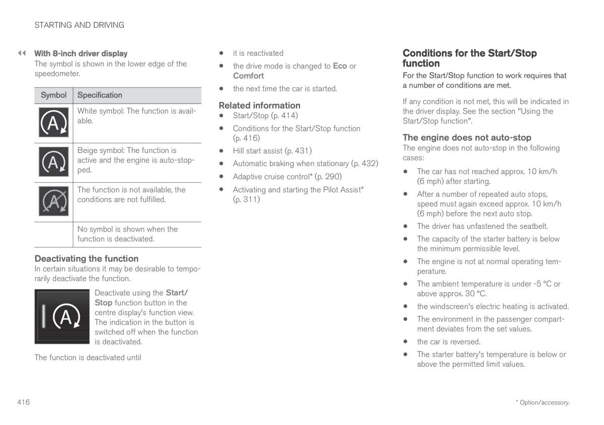 Volvo XC60 II 2 owners manual / page 418