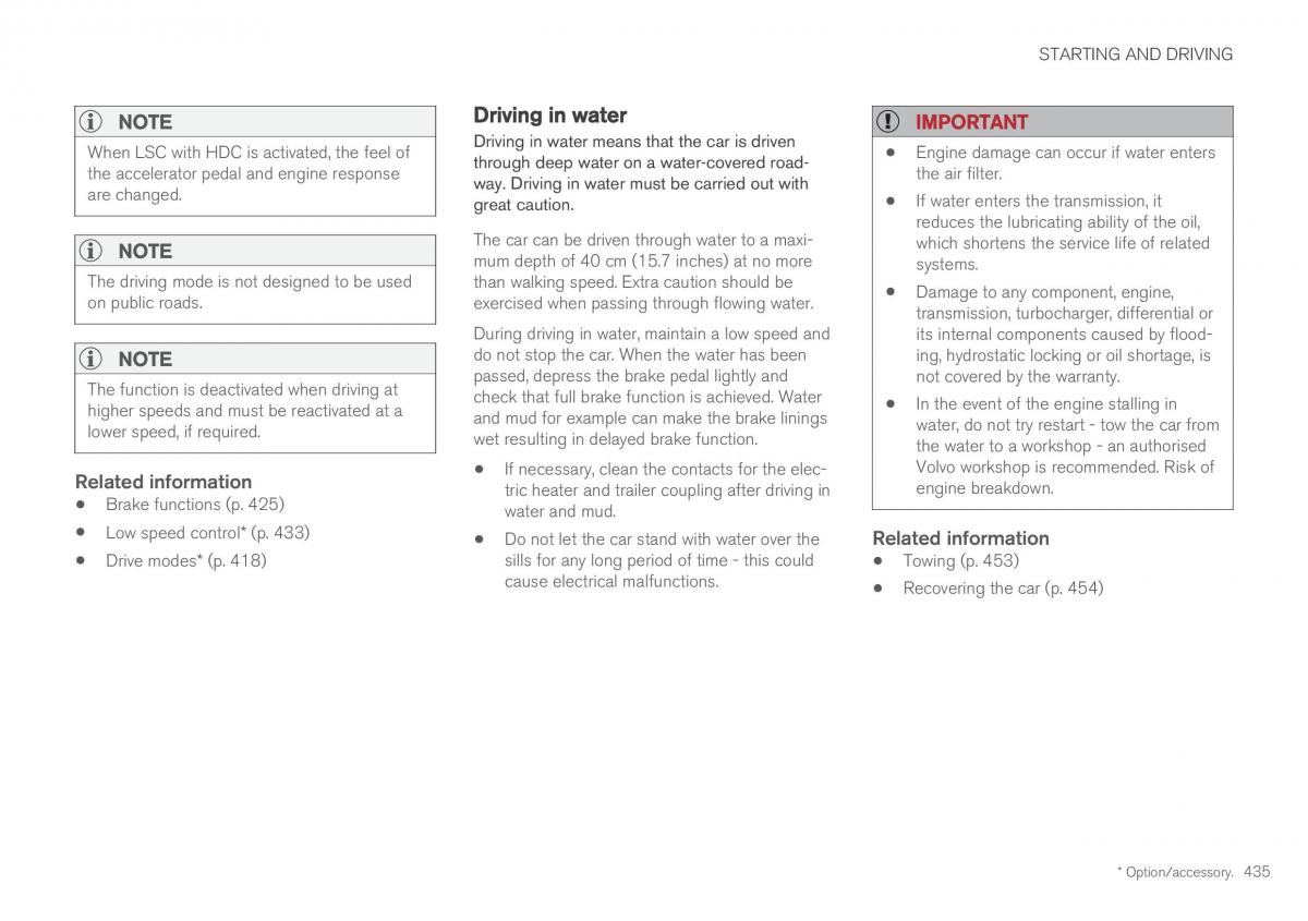 Volvo XC60 II 2 owners manual / page 437