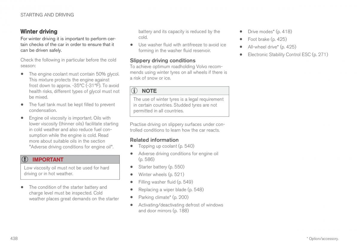 Volvo XC60 II 2 owners manual / page 440