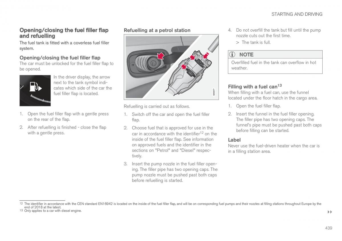 Volvo XC60 II 2 owners manual / page 441