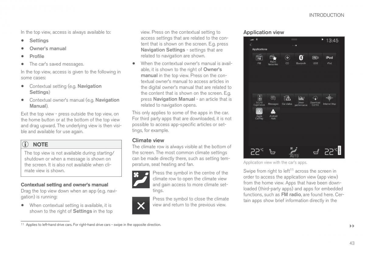 Volvo XC60 II 2 owners manual / page 45