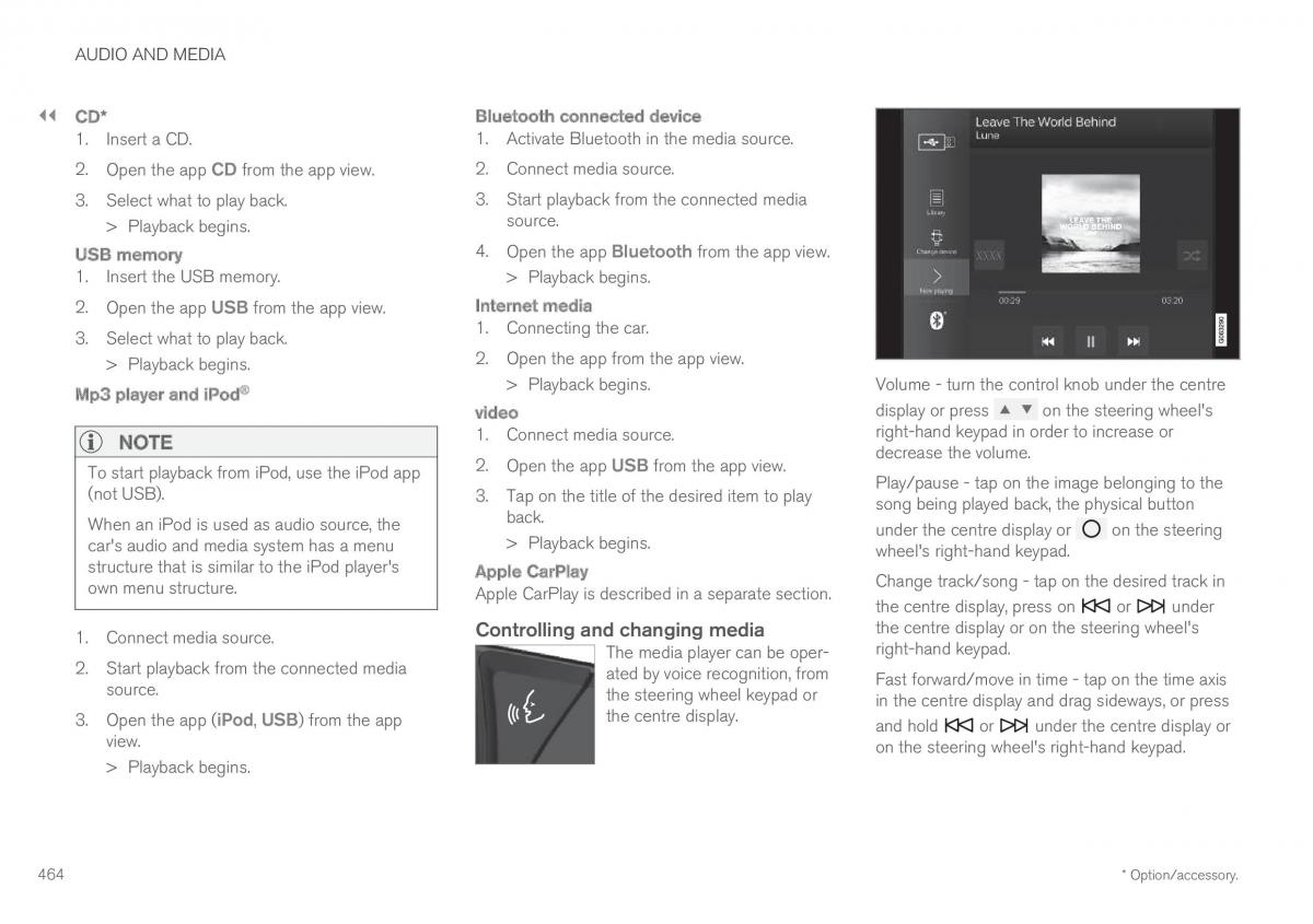 Volvo XC60 II 2 owners manual / page 466