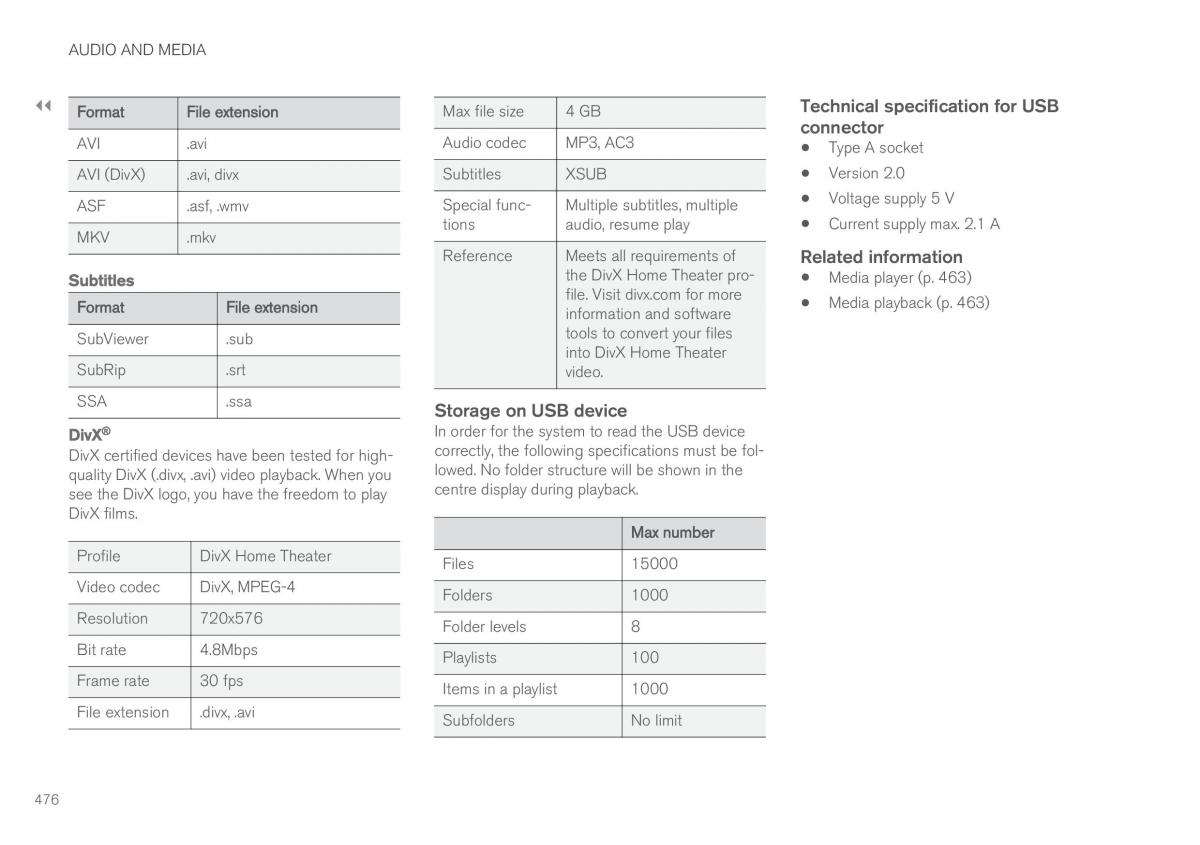 Volvo XC60 II 2 owners manual / page 478