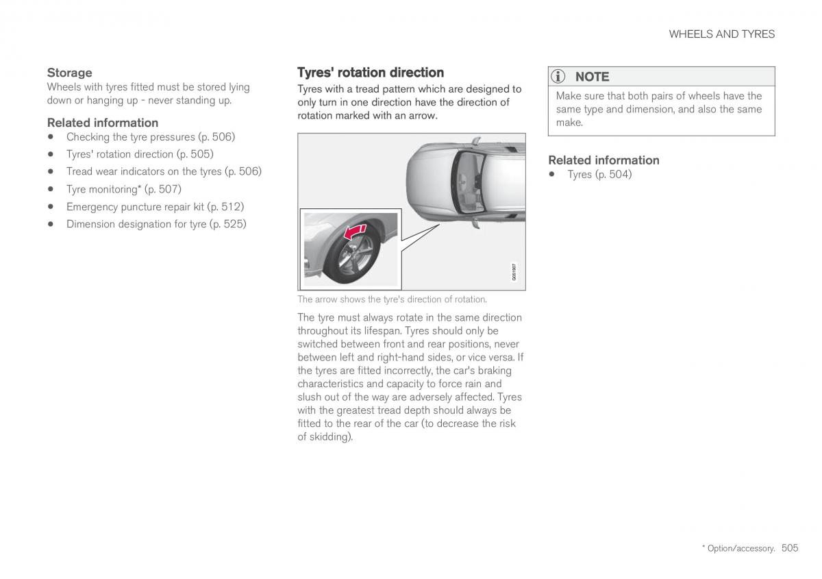 Volvo XC60 II 2 owners manual / page 507