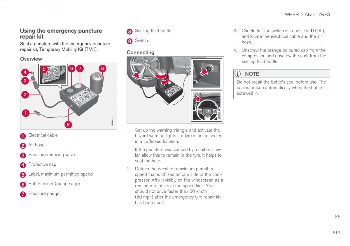 Volvo XC60 II 2 owners manual / page 515