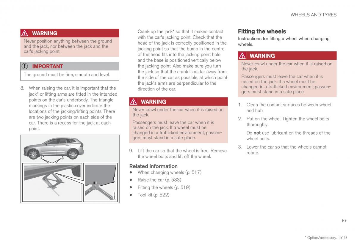 Volvo XC60 II 2 owners manual / page 521