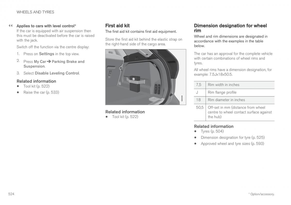 Volvo XC60 II 2 owners manual / page 526