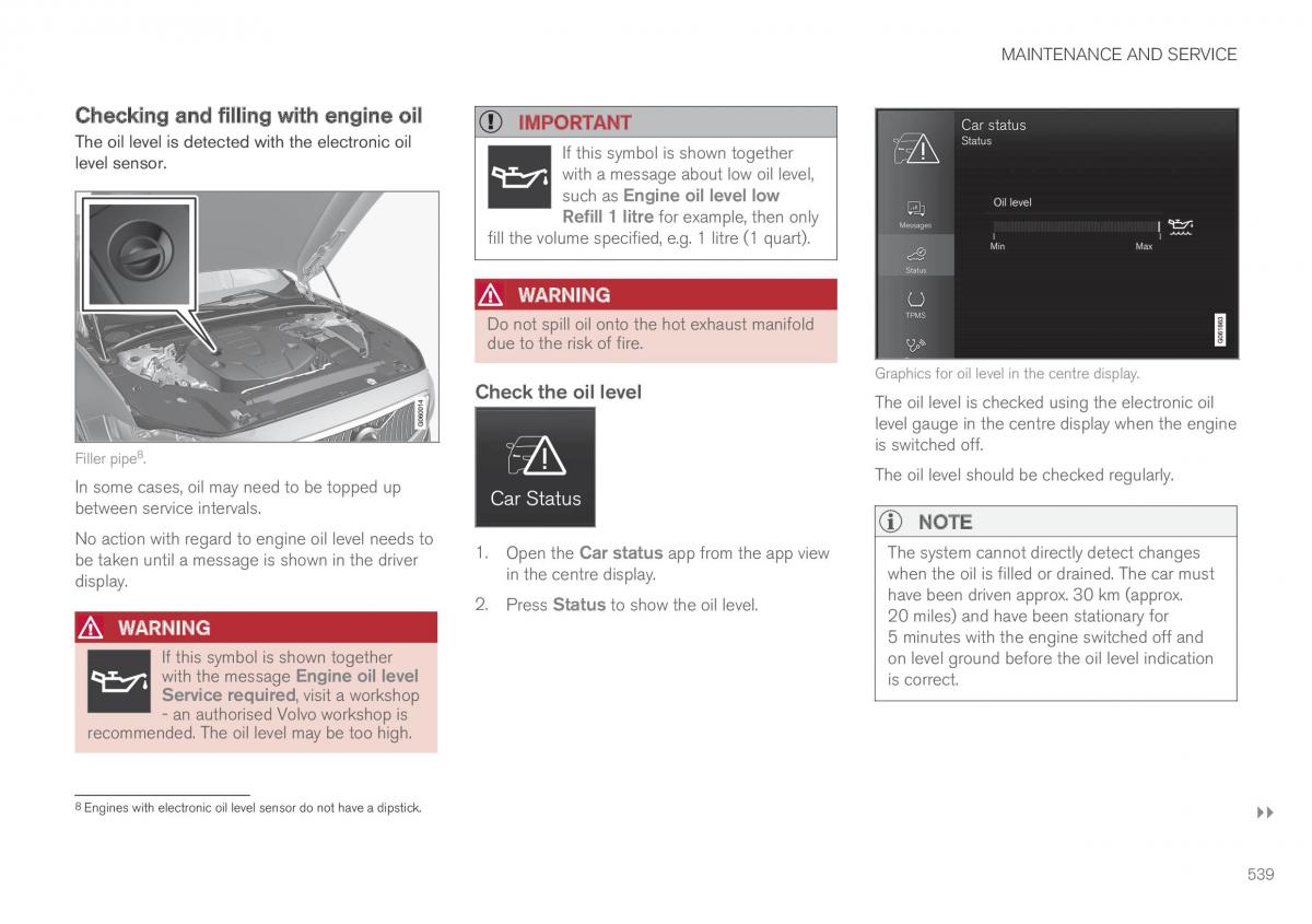 Volvo XC60 II 2 owners manual / page 541