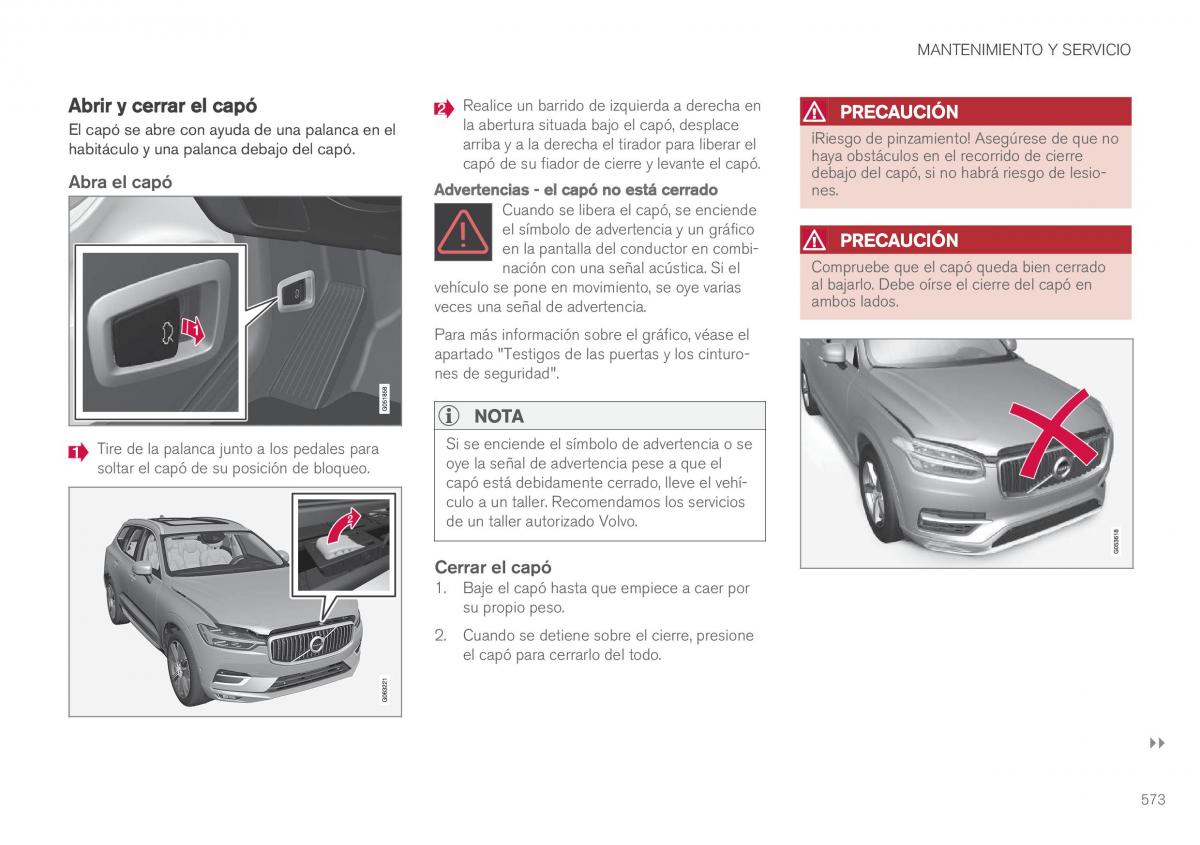 Volvo XC60 II 2 manual del propietario / page 575