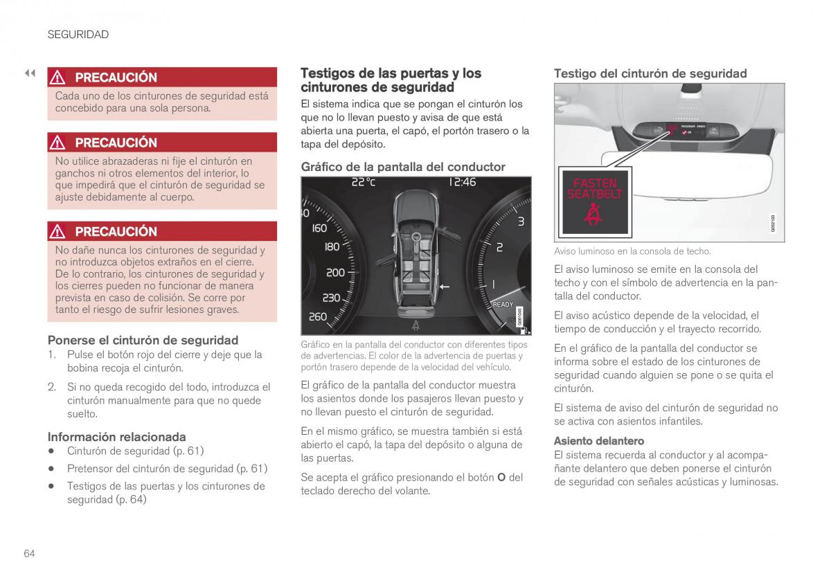 Volvo XC60 II 2 manual del propietario / page 66