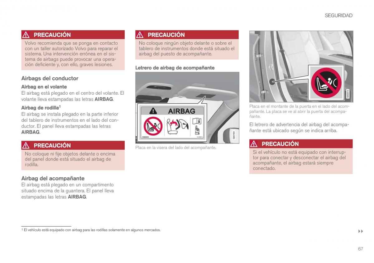 Volvo XC60 II 2 manual del propietario / page 69