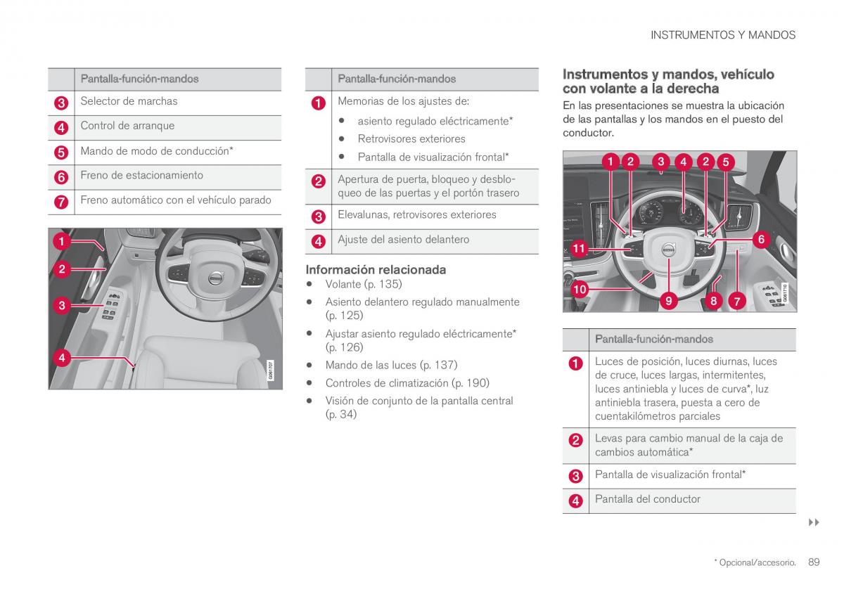 Volvo XC60 II 2 manual del propietario / page 91