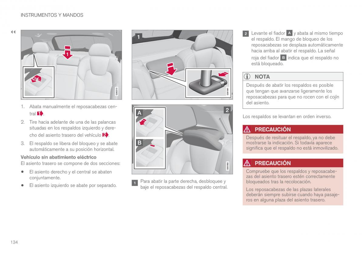 Volvo XC60 II 2 manual del propietario / page 136