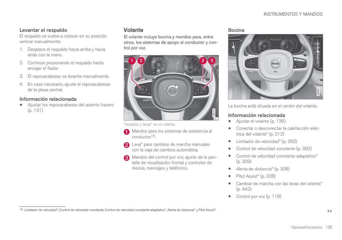 Volvo XC60 II 2 manual del propietario / page 137