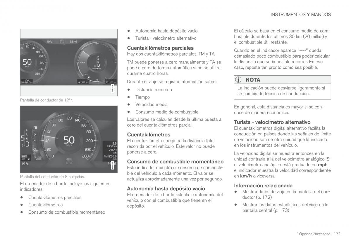 Volvo XC60 II 2 manual del propietario / page 173