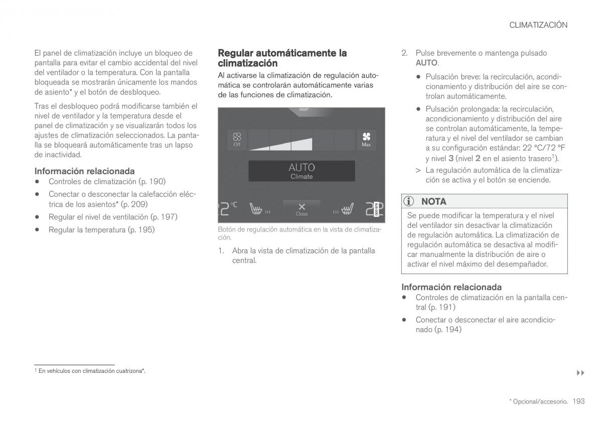 Volvo XC60 II 2 manual del propietario / page 195