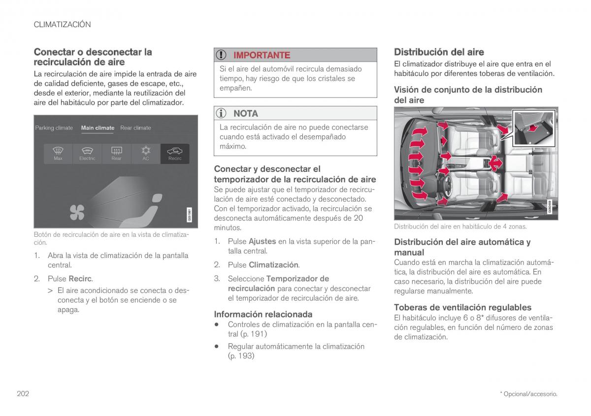 Volvo XC60 II 2 manual del propietario / page 204