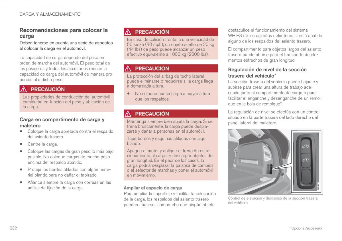 Volvo XC60 II 2 manual del propietario / page 234