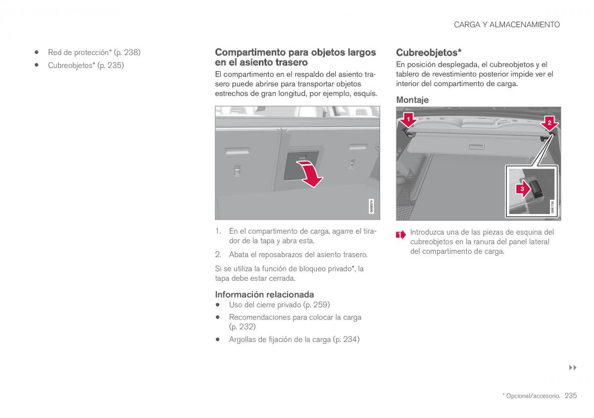 Volvo XC60 II 2 manual del propietario / page 237