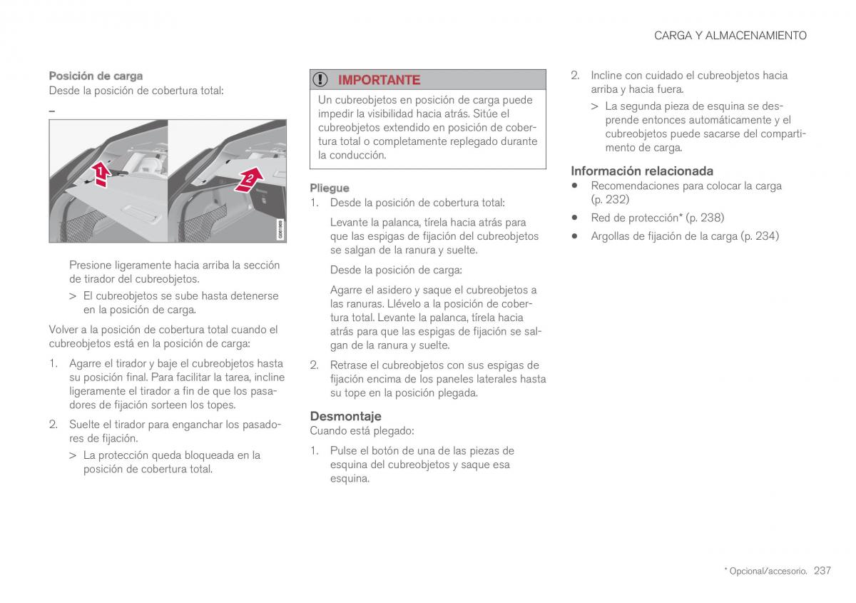 Volvo XC60 II 2 manual del propietario / page 239