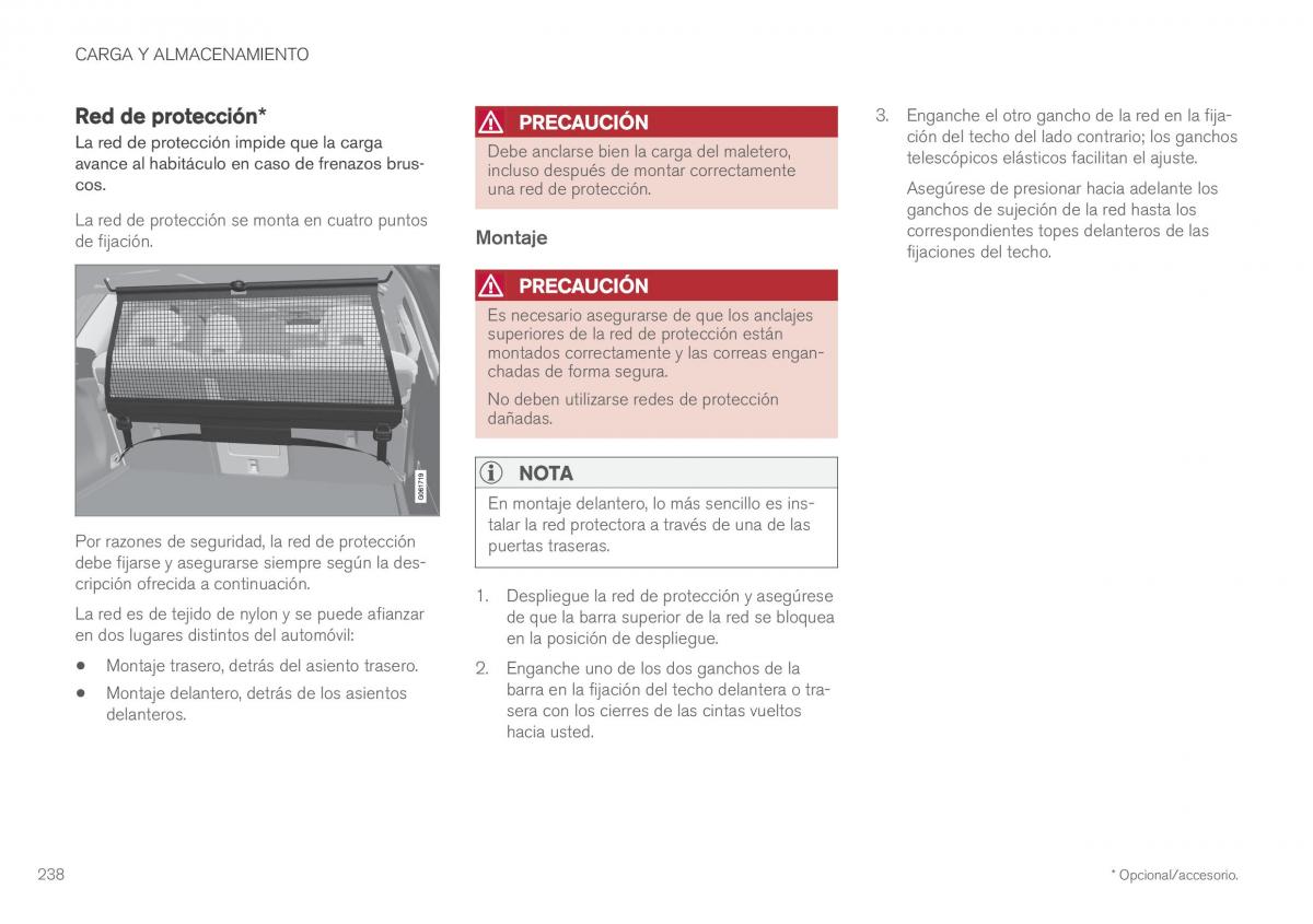 Volvo XC60 II 2 manual del propietario / page 240