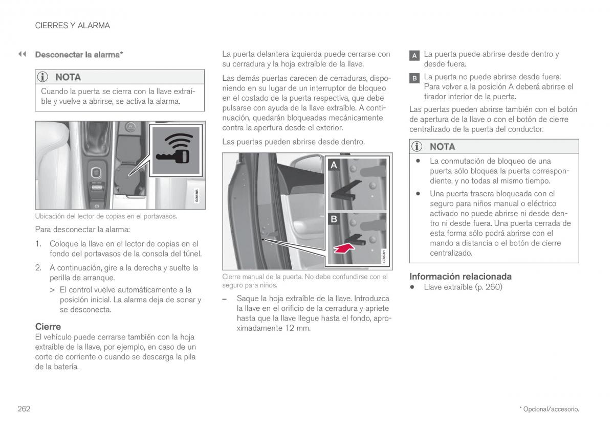 Volvo XC60 II 2 manual del propietario / page 264