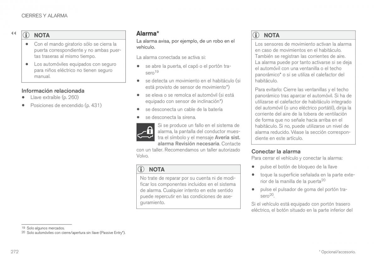 Volvo XC60 II 2 manual del propietario / page 274