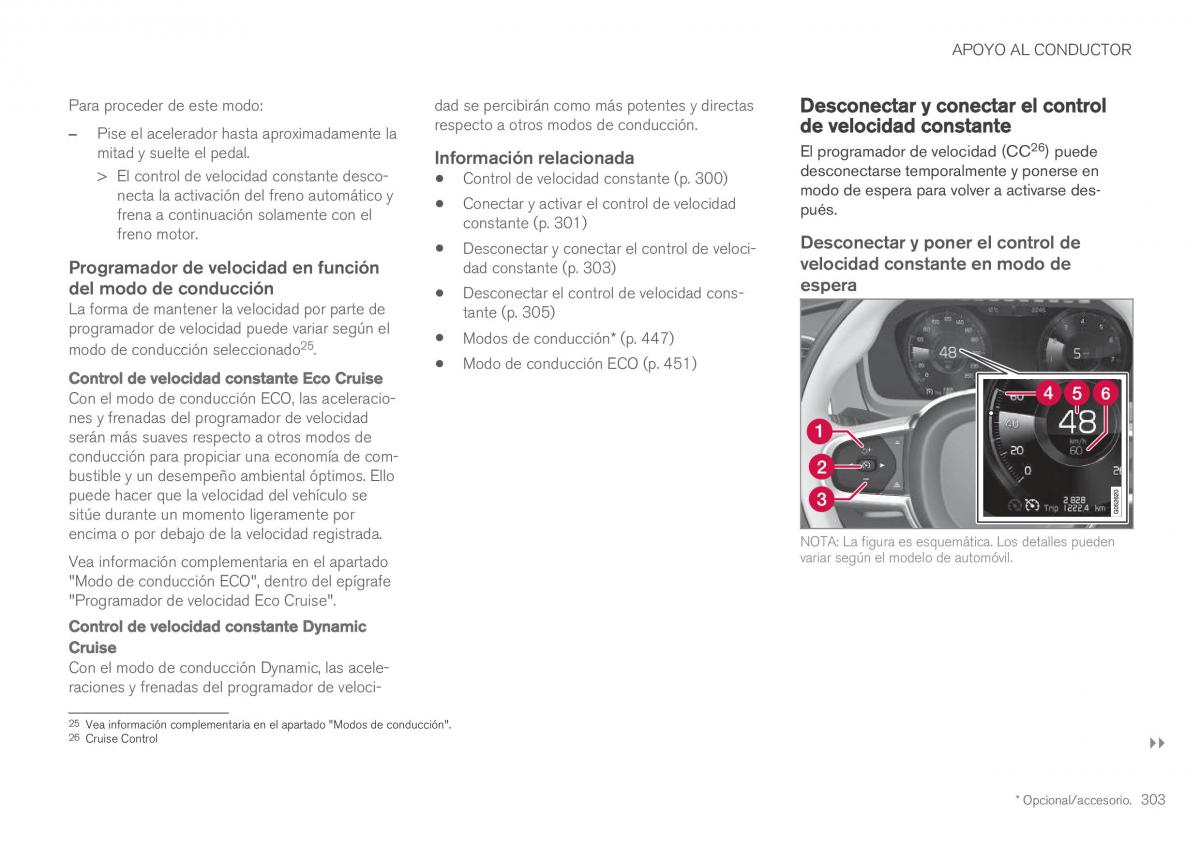 Volvo XC60 II 2 manual del propietario / page 305