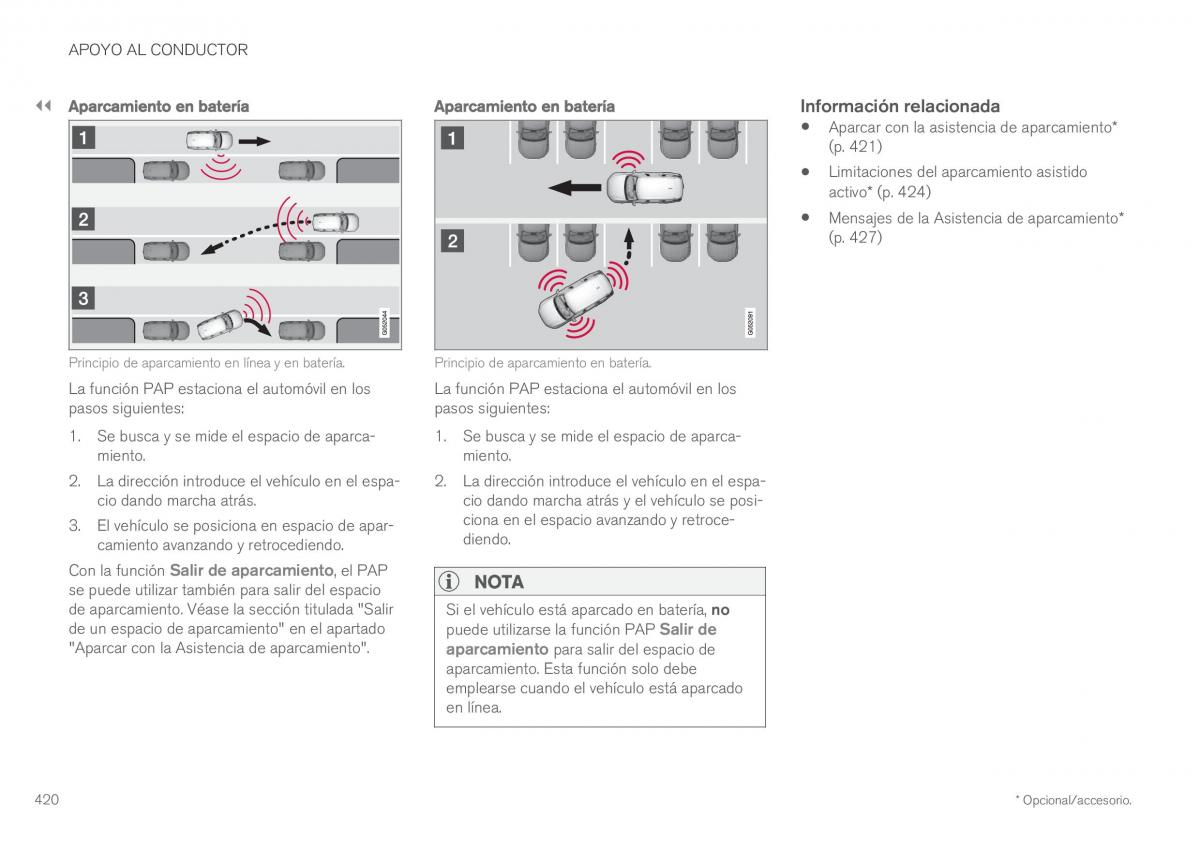 Volvo XC60 II 2 manual del propietario / page 422