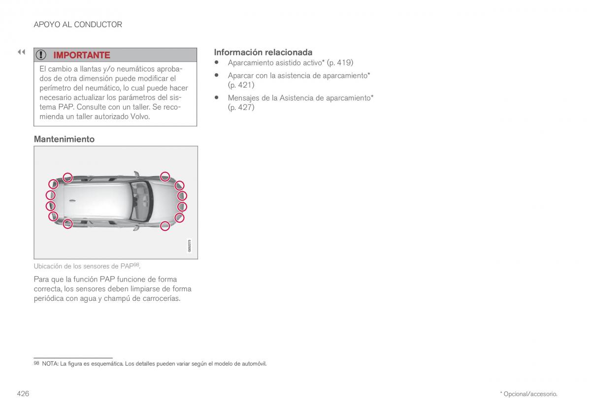 Volvo XC60 II 2 manual del propietario / page 428