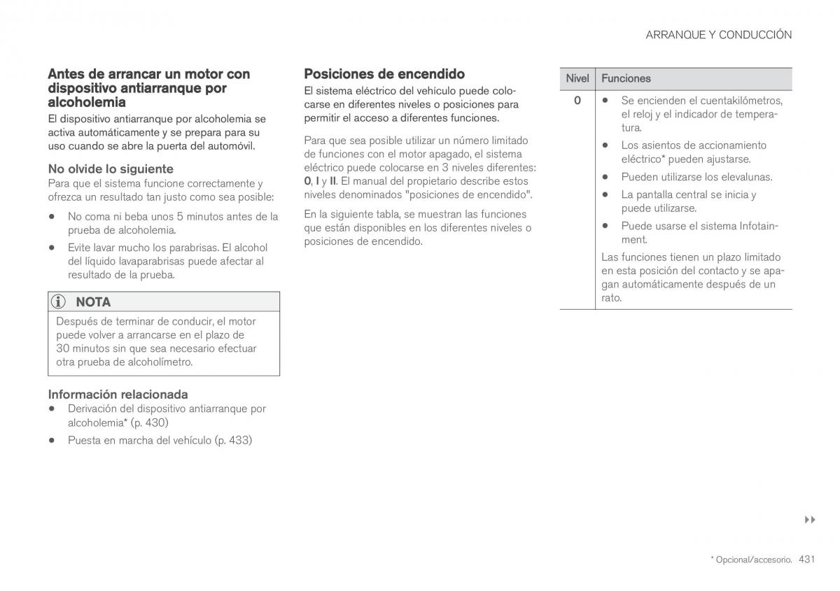 Volvo XC60 II 2 manual del propietario / page 433