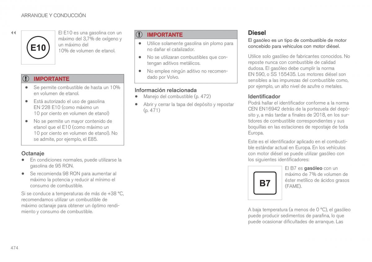 Volvo XC60 II 2 manual del propietario / page 476