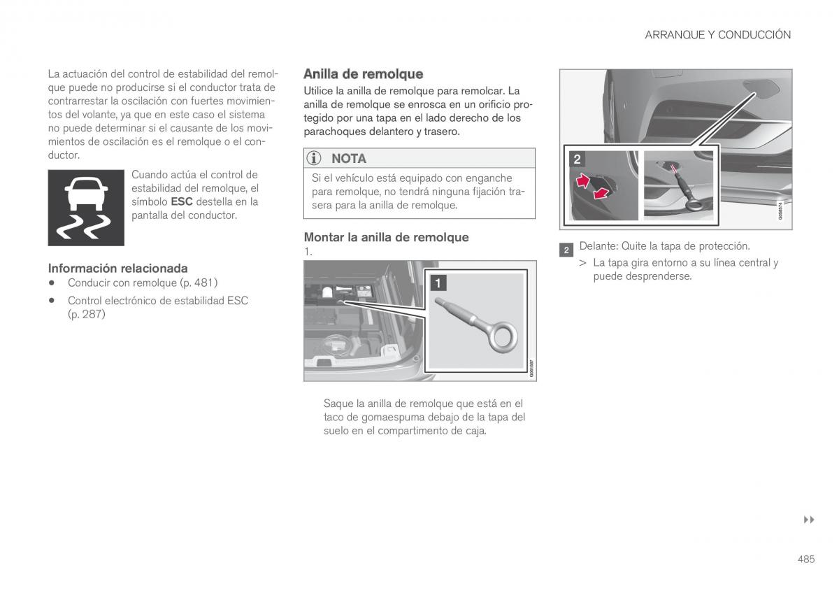 Volvo XC60 II 2 manual del propietario / page 487