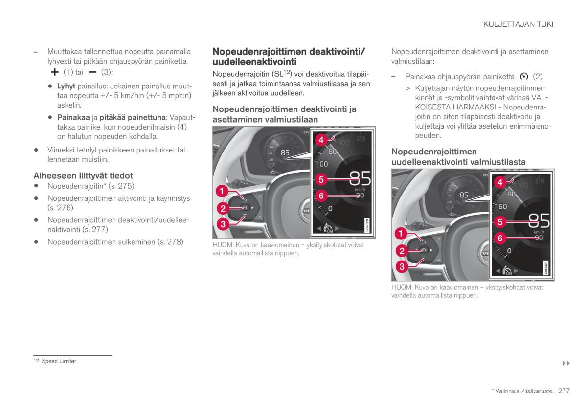 Volvo XC60 II 2 omistajan kasikirja / page 279