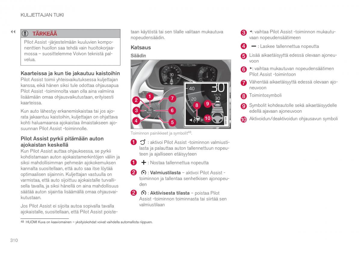 Volvo XC60 II 2 omistajan kasikirja / page 312