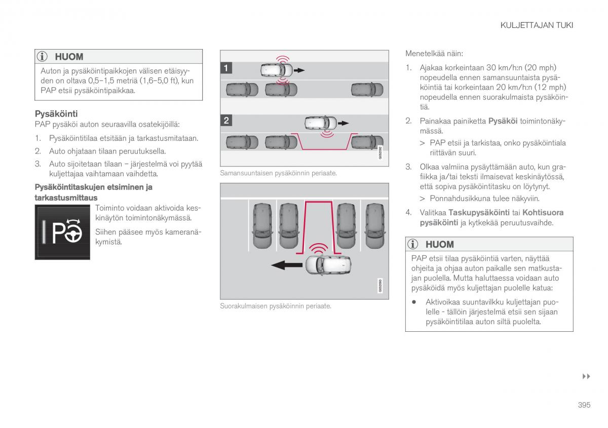 Volvo XC60 II 2 omistajan kasikirja / page 397