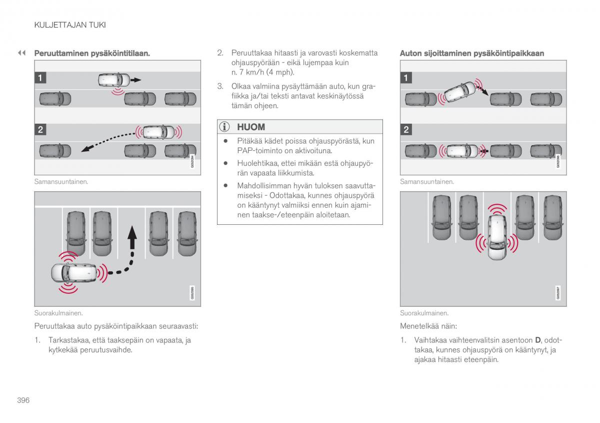 Volvo XC60 II 2 omistajan kasikirja / page 398