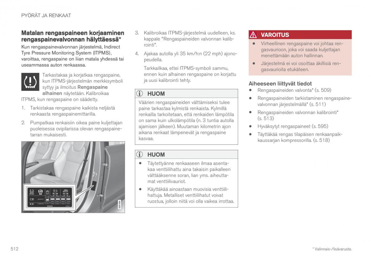 Volvo XC60 II 2 omistajan kasikirja / page 514