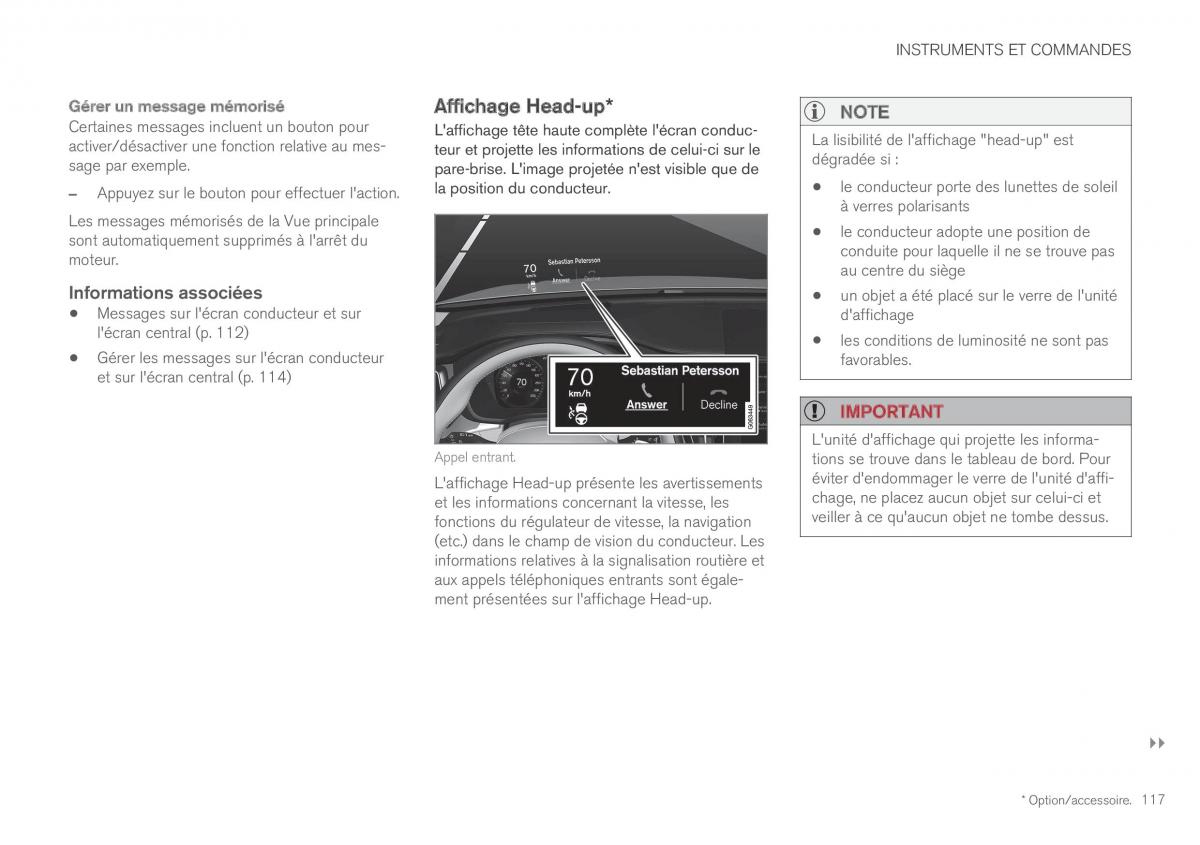 Volvo XC60 II 2 manuel du proprietaire / page 119