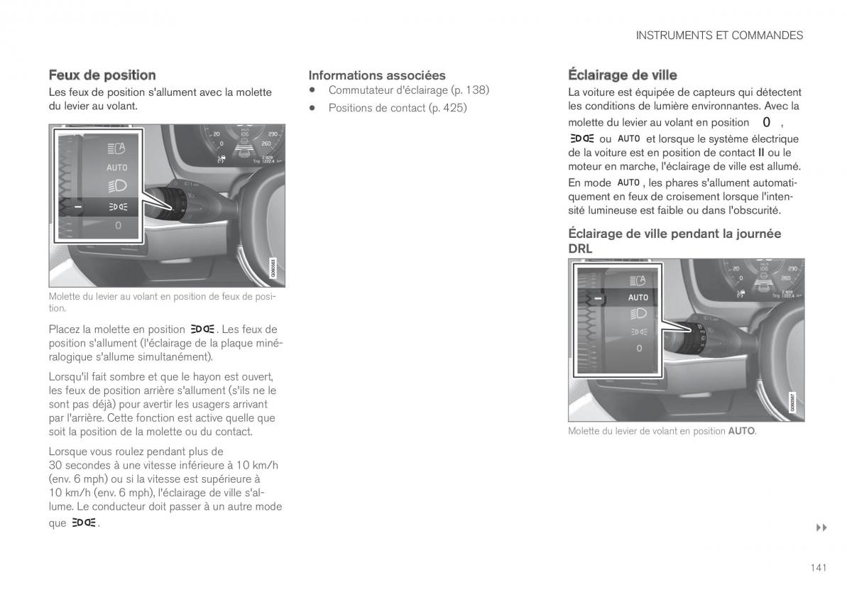 Volvo XC60 II 2 manuel du proprietaire / page 143