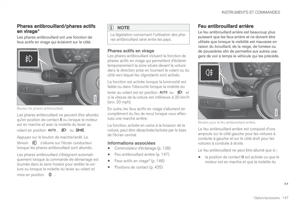 Volvo XC60 II 2 manuel du proprietaire / page 149