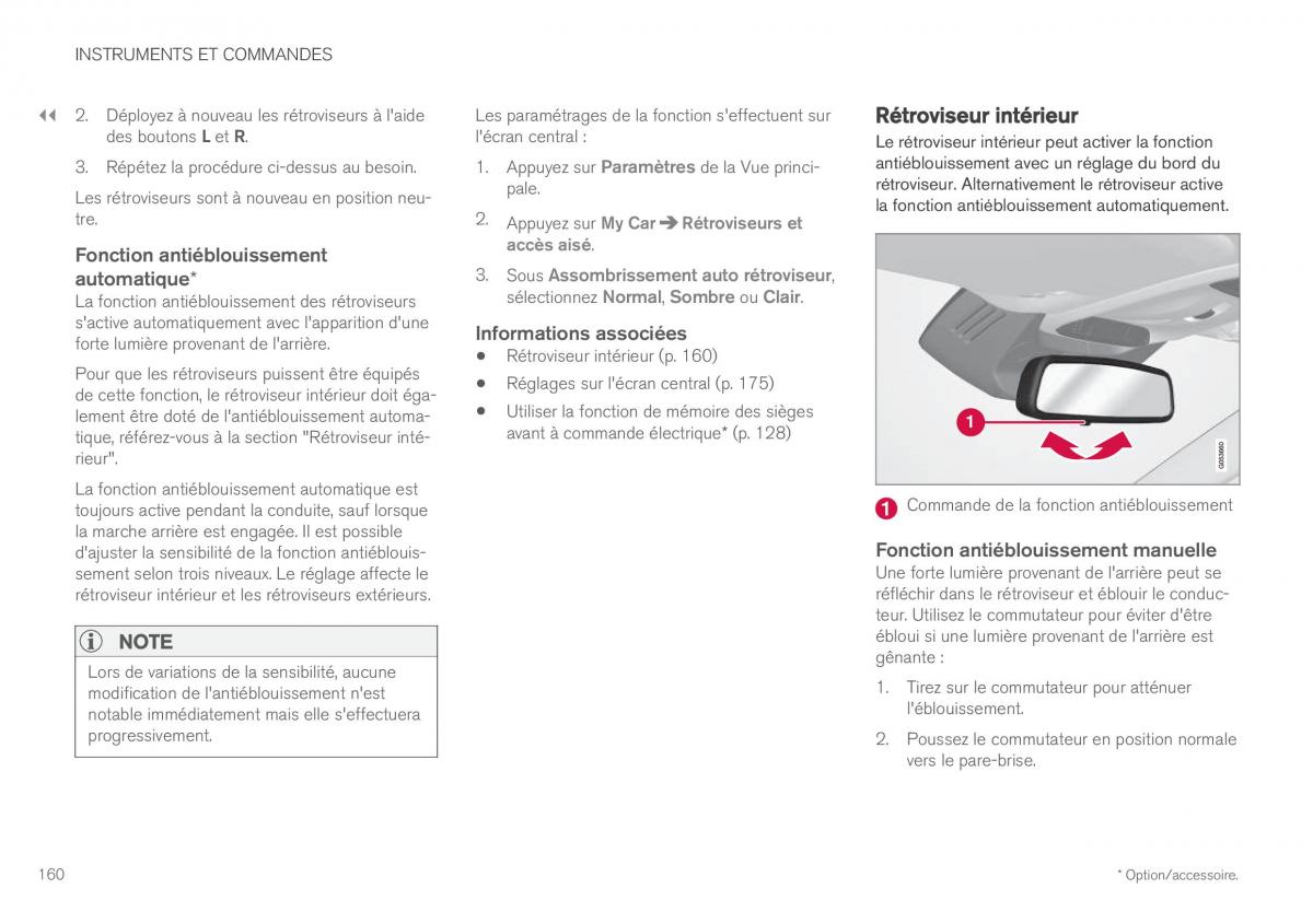 Volvo XC60 II 2 manuel du proprietaire / page 162