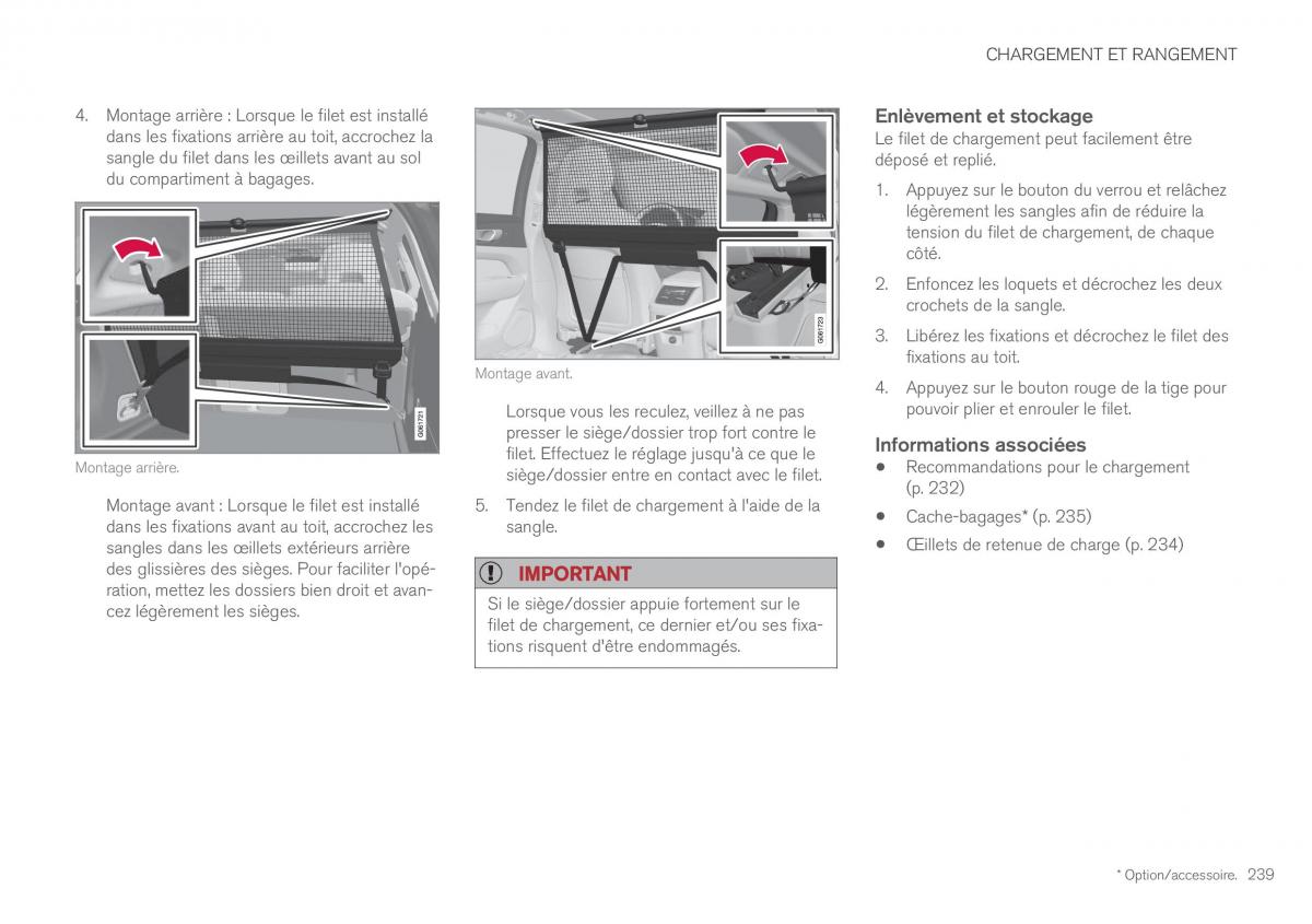 Volvo XC60 II 2 manuel du proprietaire / page 241