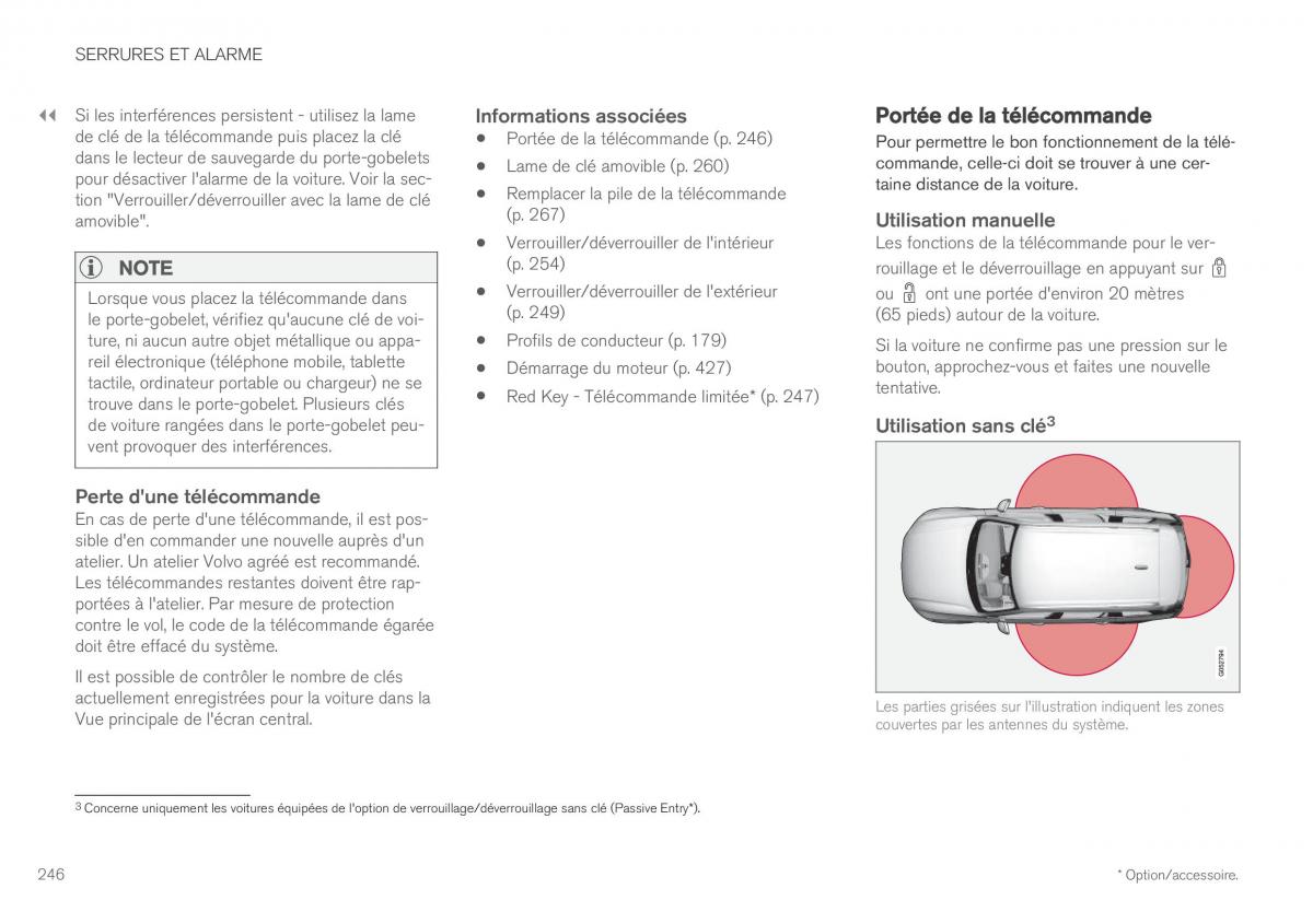 Volvo XC60 II 2 manuel du proprietaire / page 248