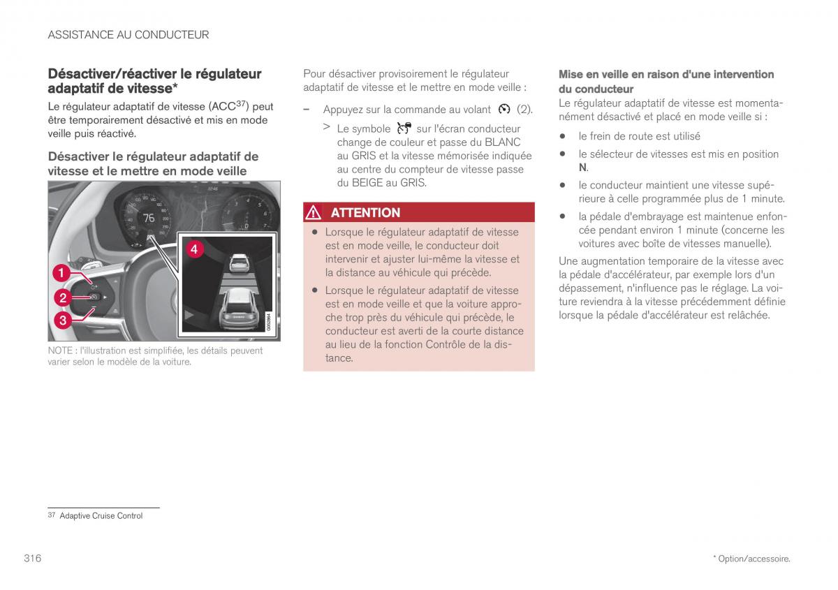 Volvo XC60 II 2 manuel du proprietaire / page 318