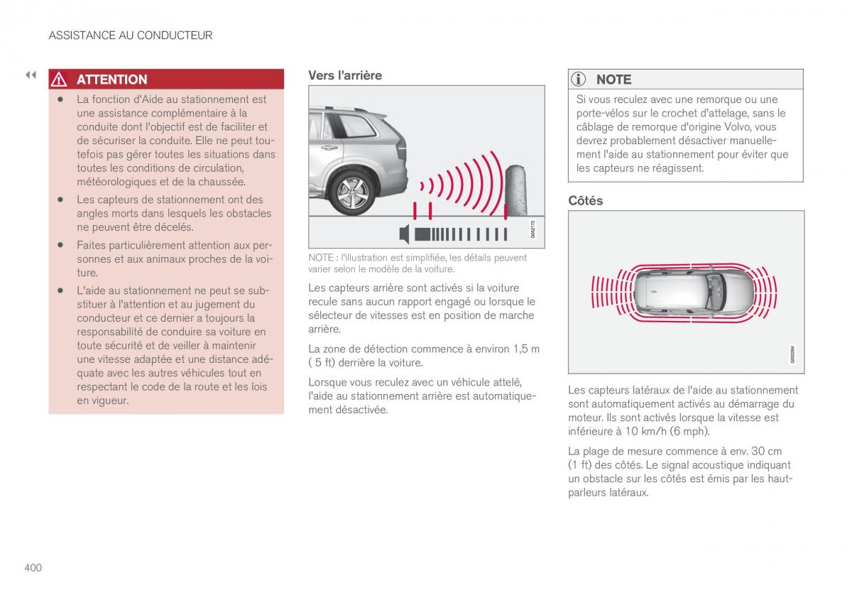 Volvo XC60 II 2 manuel du proprietaire / page 402